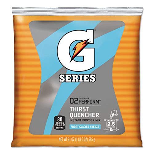 Gatorade 2.5 Gallon Powder Pouch, Frost Glacier Freeze (Single Pack)