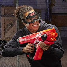Load image into Gallery viewer, NERF Perses Mxix-5000 Rival Motorized Blaster (Red) -- Fastest Blasting Rival System, up to 8 Roundsper S -- Rechargeable Battery, Quick-Load Hopper
