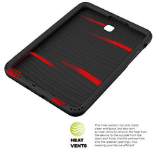 Load image into Gallery viewer, Poetic Galaxy Tab S2 8.0 Case - Poetic [Turtle Skin Series]-[Corner/Bumper Protection][Tactile Side Grip][Sound-Amplification][Bottom Air Vents] Protective Silicone Case Black
