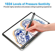 Load image into Gallery viewer, Active Stylus Pen, Support for Dell Laptop with Active Pen Compatible Sticker 7370 7570, 7373 7378 7386 7573 7579 7586 2-in-1, MPP Inking Mode (black)
