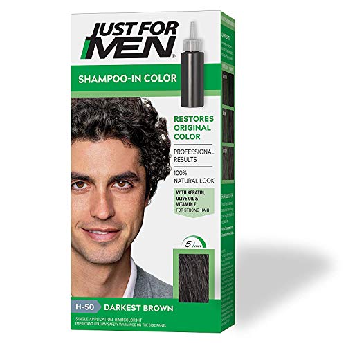 JUST FOR MEN Hair Color H-50 Darkest Brown 1 Each (Pack of 10)