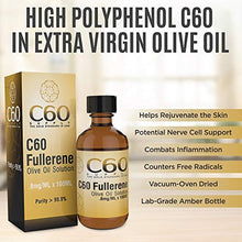 Load image into Gallery viewer, C60 Supply: C60 Fullerene 99.9% Purity - Ultra Pure Vacuum Dried Buckminsterfullerene Solution with Extra Virgin Olive Oil - 100 ml - Skin and Nerve Health Support - Amber Glass Lab-Grade Bottle

