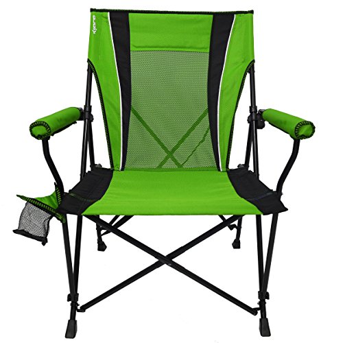 Kijaro Dual Lock Hard Arm Portable Camping and Sports Chair, Ireland Green