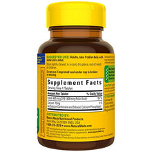 Load image into Gallery viewer, Nature Made Folic Acid 400 mcg (665 mcg DFE) Tablets, 250 Count (Pack of 3)
