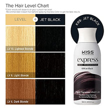 Load image into Gallery viewer, Kiss Express Semi-Permanent Hair Color 100mL (3.5 US fl.oz) (6 Count, Jet Black)
