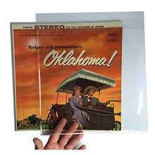 Load image into Gallery viewer, Premium Record Sleeves For Your 12&quot; Record Covers. (100) Crystal Clear No Haze Outer Record Sleeves With Resealable Flap For Complete Protection Of Your Album Covers

