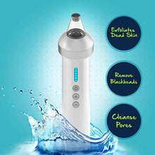 Load image into Gallery viewer, The Original Blackhead Remover Vacuum - Protragen Facial Pore Cleanser Electric Acne Comedone Extractor Kit USB Rechargeable Blackhead Suction Tool with LED Display for Facial Skin (White)
