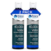 Trace Minerals  40,000 Volts! (8oz) | Liquid Electrolyte Concentrate Drops | Relief of Dehydration, Leg & Muscle Cramps | Energy Support with Magnesium, Potassium, Sulfate, Boron & Trace Minerals