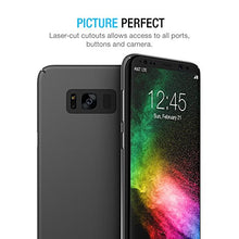 Load image into Gallery viewer, Maxboost Galaxy S8 Case mSnap [Black] Samsung Galaxy S8 Case Anti-Slip Matte Coating for Excellent Grip Thin Hard Protective PC Snap Case Covers for Samsung Galaxy s8 2017 - MB000097

