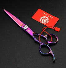 Load image into Gallery viewer, Purple Dragon 6.0&quot; Left Hand Professional Salon Hair Cutting Scissors and Thinning Shears - Perfect for Left-handed Hairdresser
