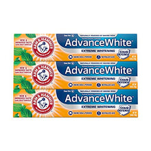 Load image into Gallery viewer, ARM &amp; HAMMER Advanced White Extreme Whitening Toothpaste, TRIPLE PACK (Contains Three 6oz Tubes) -Clean Mint - Fluoride Toothpaste
