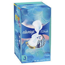 Load image into Gallery viewer, Always Infinity FlexFoam Pads for Women, Size 3, Extra Heavy Absorbency, Unscented, 28 Count
