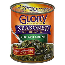 Load image into Gallery viewer, Glory Foods Greens Collard Seasoned 27 Oz

