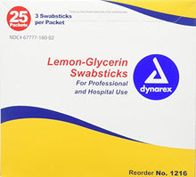 Load image into Gallery viewer, Dynarex Lemon Glycerin Swabs, 75 Count
