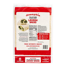 Load image into Gallery viewer, Joseph&#39;s Lavash Bread Value 6-Pack, Flax Oat Bran and Whole Wheat, Reduced Carb (4 Flatbreads per Pack, 24 Total)
