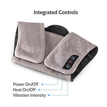 Load image into Gallery viewer, HoMedics Comfort Pro Elite Heated Vibrating Massage Wrap Adjustable Intensity, Soft Fabric, Tension Relief Heat Therapy Heated Shoulder Massage, Relieves Neck, Upper Back &amp; Shoulders
