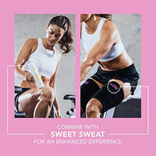 Load image into Gallery viewer, Sweet Sweat Thigh Trimmers for Men &amp; Women ~ Increases Heat &amp; Sweat to the Thighs ~ Includes Mesh Carrying Bag (Pink Logo, Medium)
