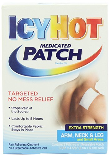Icy Hot Medicated Patch, 5 Patches each (Value Pack of 4)