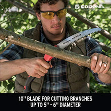 Load image into Gallery viewer, Corona Tools 10-Inch RazorTOOTH Folding Saw | Pruning Saw Designed for Single-Hand Use | Curved Blade Hand Saw | Cuts Branches Up to 6&quot; in Diameter | RS 7265D
