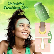 Load image into Gallery viewer, Green Tea Mask Stick- Face Moisturizes Oil Control, Deep Clean Pore, Improves Skin,for All Skin Types Men Women
