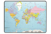 Load image into Gallery viewer, Durable World Map Desk/Work Pad, 15-3/4&quot; x 20-3/4&quot;, Multicolor (721119)
