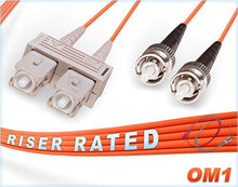 Load image into Gallery viewer, OM1 SC-ST 62.5/125 Multimode Duplex Fiber Cable
