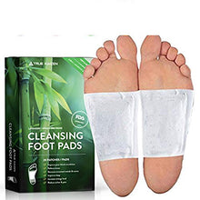 Load image into Gallery viewer, [UPGRADED-2020] True Kaizen Premium Lavender Green Tea Rose &amp; Ginger Foot Patch Pads, 2-in-1 Strong Adhesive, 100% Natural Ingredients - Improve Sleep &amp; Relief - eBook Included  20 Pack
