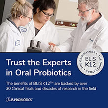 Load image into Gallery viewer, BLIS ThroatHealth Oral Probiotics, Most Potent BLIS K12 Probiotic Formula Available, 2.5 Billion CFU, Throat Immunity Support and Oral Health for Adults and Kids, Sugar-Free Lozenges, 30 Day Supply
