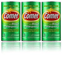 Comet Cleaner with Bleach Powder 14-Ounces | Scratch-Free | 3-Pack