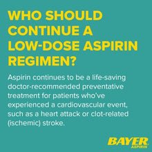 Load image into Gallery viewer, Aspirin Regimen Bayer 81mg Enteric Coated Tablets, #1 Doctor Recommended Aspirin Brand, Pain Reliever,300 Count
