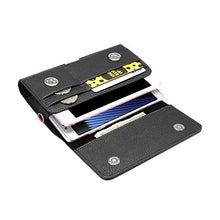 Load image into Gallery viewer, Premium Dual Poacket Horizontal Executive Holster Belt Clip Pouch Case for Samsung Galaxy S9 / S9 Plus/LG G7 / Asus ZenFone 5 / 5Z / Sony Xperia XZ2 / XA 2 / Nokia 8 Sirocc/Alcatel 3 / 3X / 5
