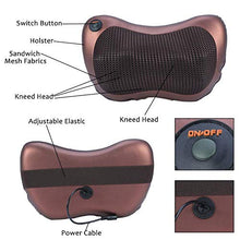 Load image into Gallery viewer, Electronic massage pillow electronic heating, massage pillow kneading back neck neck shoulder, deep kneading massage pad suitable for car home and office
