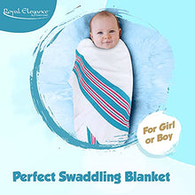 Load image into Gallery viewer, 3 Pack Elaine Karen Flannel Unisex Hospital Receiving Nursing Blankets - 100% Cotton, for Girl or boy, Newborn Swaddle Wrap Baby Blanket Throw, Soft, Warm, Cozy, Infant for Crib, Stroller, 30x40
