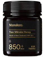 Manukora UMF 20+/MGO 850+ Raw M?nuka Honey (250g/8.8oz) Authentic Non-GMO New Zealand Honey, UMF & MGO Certified, Traceable from Hive to Hand