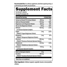 Load image into Gallery viewer, Designs for Health Complete Mineral Complex - Iron Free Multi Mineral Supplement, Chelated Minerals for Superior Absorption - Magnesium Malate, Zinc, Chromium, Selenium + More - Non-GMO (90 Capsules)

