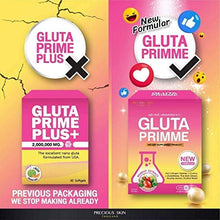 Load image into Gallery viewer, 2Box Gluta Prime Plus capsule whitening Intensive GLUTA 2000000 mg Aura Whitening Lightening Skin((30softgels/box) The best formula of nano gluta
