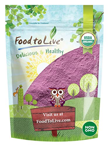 Organic Tart Cherry Powder, 1 Pounds  Non-GMO, Raw, Kosher, Vegan Superfood, Bulk, Rich in Antioxidants, Great for Juices, Drinks, and Smoothies