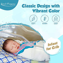 Load image into Gallery viewer, 3 Pack Elaine Karen Flannel Unisex Hospital Receiving Nursing Blankets - 100% Cotton, for Girl or boy, Newborn Swaddle Wrap Baby Blanket Throw, Soft, Warm, Cozy, Infant for Crib, Stroller, 30x40
