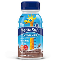 PediaSure Grow & Gain Nutrition Shake For Kids, Chocolate, 8 fl oz (Pack of 18)