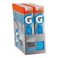 Gatorade Prime Energy Chews, Cool Blue (6 Count of 0.166 oz Each), 1oz, Pack of 16