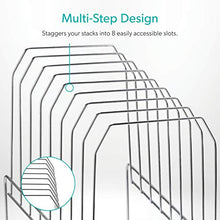 Load image into Gallery viewer, Mindspace Multi Step File Organizer | Stackable Letter Tray | File Holder | The Wire Collection, Silver
