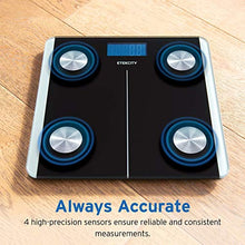 Load image into Gallery viewer, Etekcity Scales for Body Weight, Bathroom Digital Weight and Body Fat Scale for BMI, Rechargeable Smart Bluetooth Body Composition Analyzer, Sync Data with Other Fitness Apps
