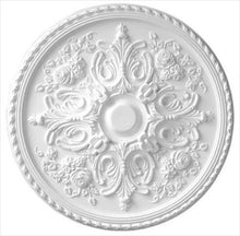 Load image into Gallery viewer, 32-5/8 in. x 2 in. Floral Polyurethane Ceiling Medallion
