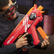 Load image into Gallery viewer, NERF Perses Mxix-5000 Rival Motorized Blaster (Red) -- Fastest Blasting Rival System, up to 8 Roundsper S -- Rechargeable Battery, Quick-Load Hopper
