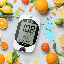 Load image into Gallery viewer, Metene TD-4116 Blood Glucose Monitor Kit, 100 Glucometer Strips, 100 Lancets, 1 Blood Sugar Monitor, 1 Lancing Device, Blood Sugar Test Kit, No Coding
