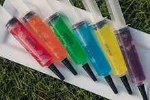 Load image into Gallery viewer, Party Syringes Jello Shot, Pack of 25 - Large Syringe Prop with Cap, Plastic Syringes for Halloween and Holiday Parties - Reusable 2.5 Ounce Syringe Shots Party Pack, Jello Shot Syringes by EZ-Inject
